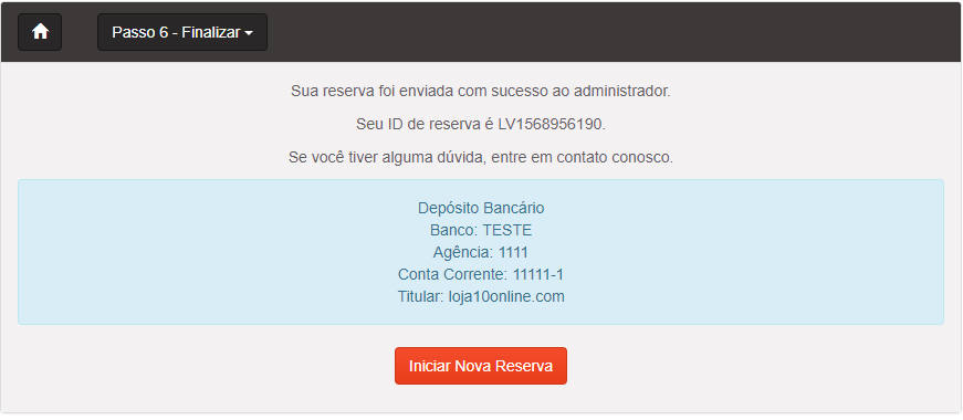 Script Motor De Reserva De Quartos Para Hotel