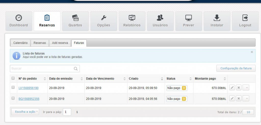 Script Motor De Reserva De Quartos Para Hotel