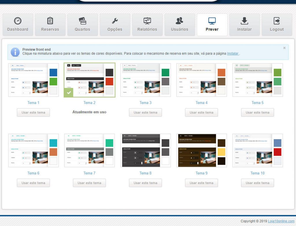 Script Motor De Reserva De Quartos Para Hotel