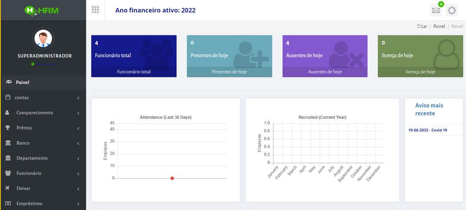 Sistema Recursos Humanos 2023 Responsivo