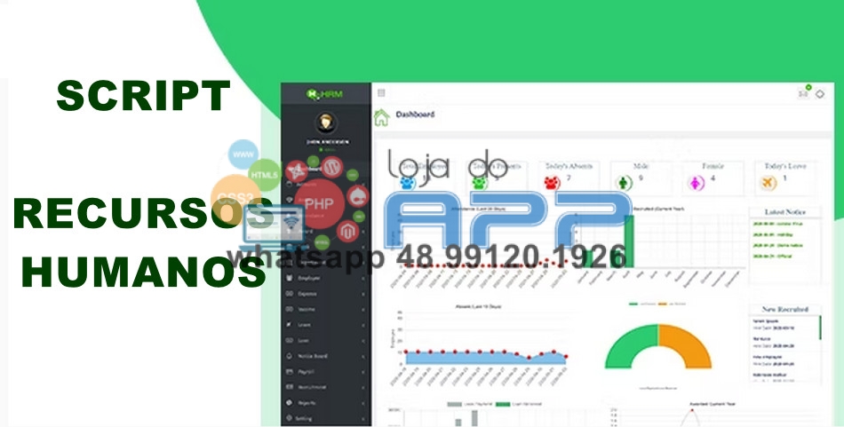 Sistema Recursos Humanos 2023 Responsivo