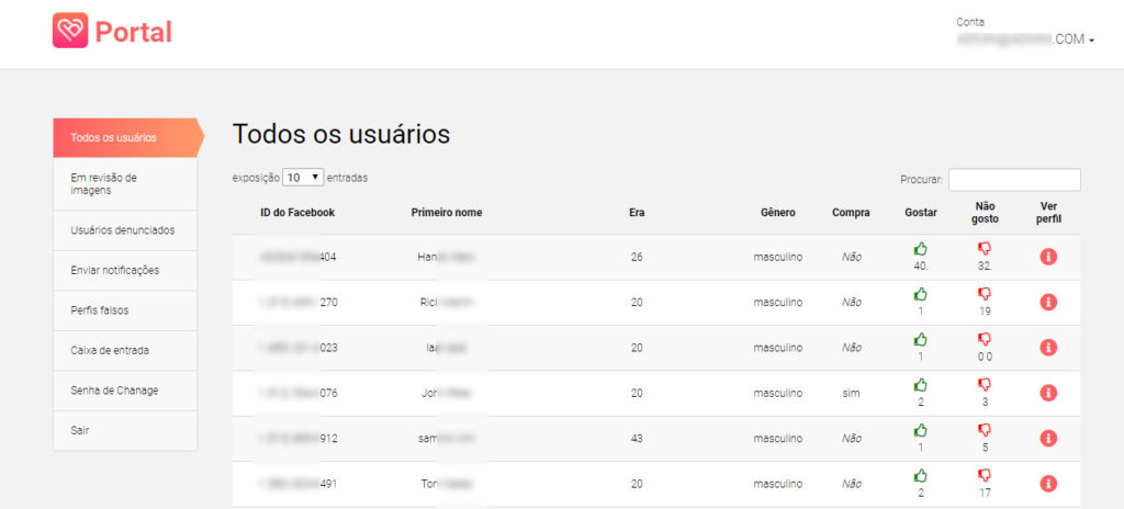 App clone do Tinder Android código-fonte