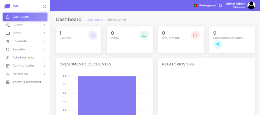 Script SMS marketing com revenda Saas