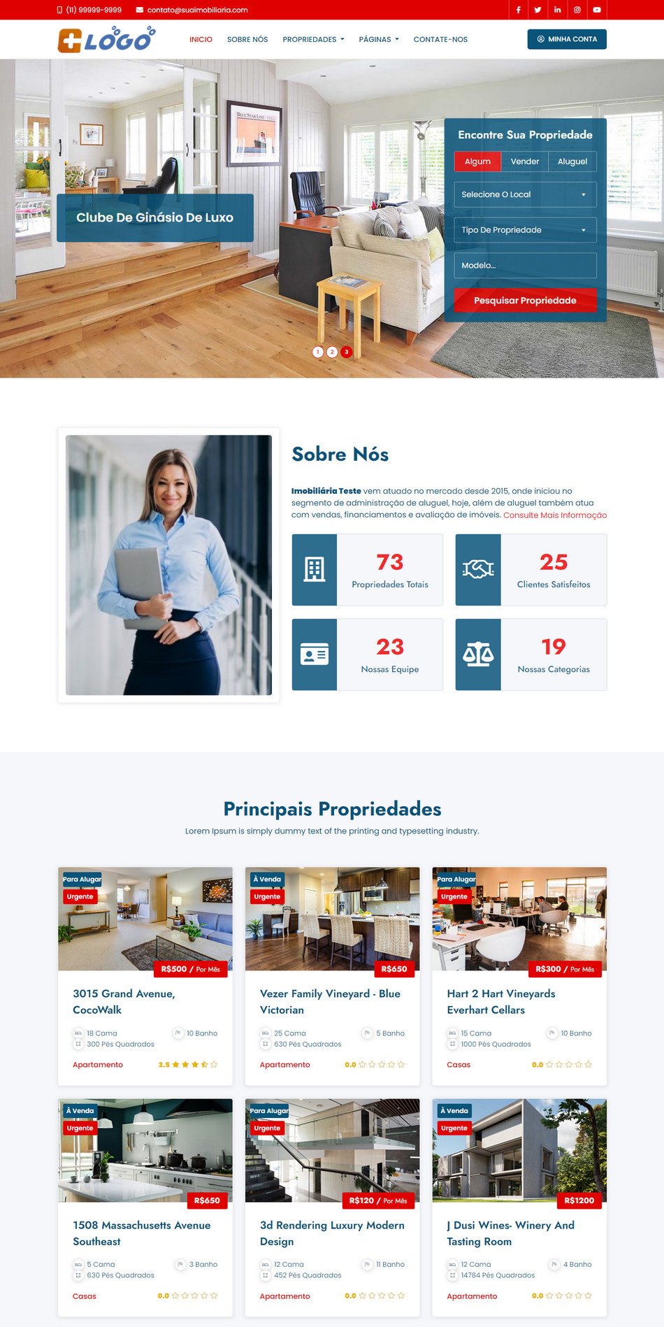 Script Imobiliária Virtual Top com SaaS