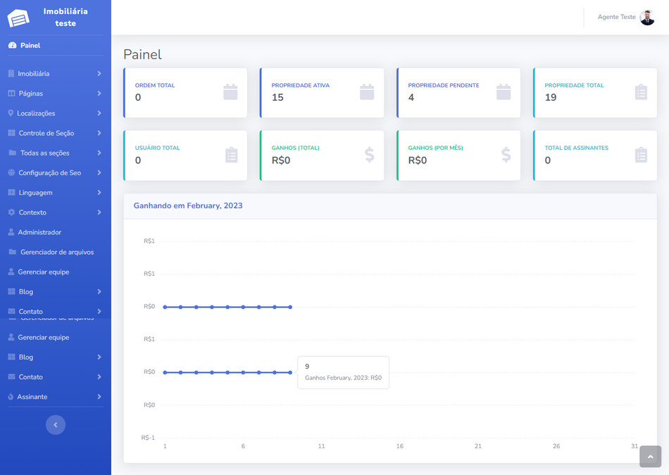 Script Imobiliária Virtual Top com SaaS