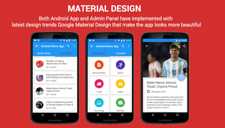 Android News App aplicativo de noticias