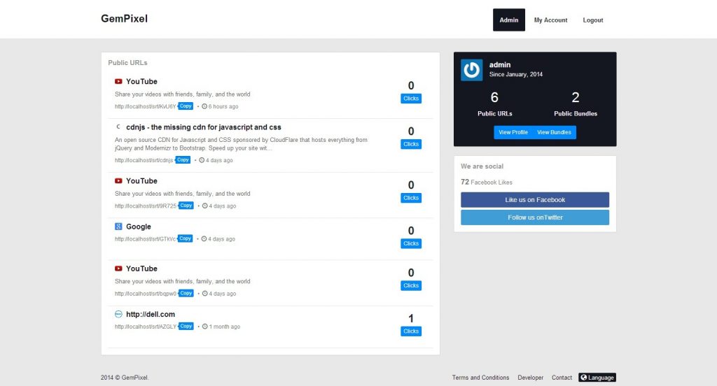 encurtador de URL shortener premium biolinks completo