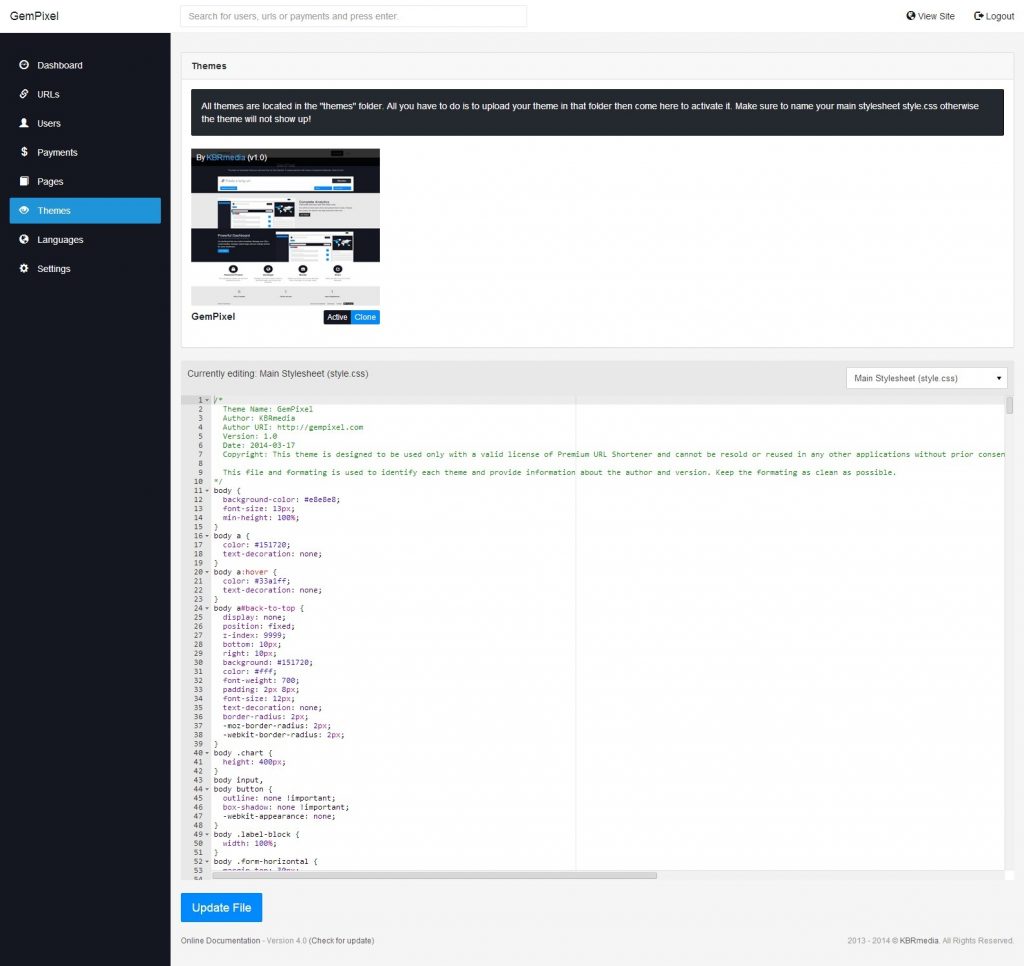 encurtador de URL shortener premium biolinks completo