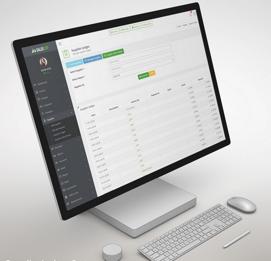 Sistema ERP faturamento contabilidade