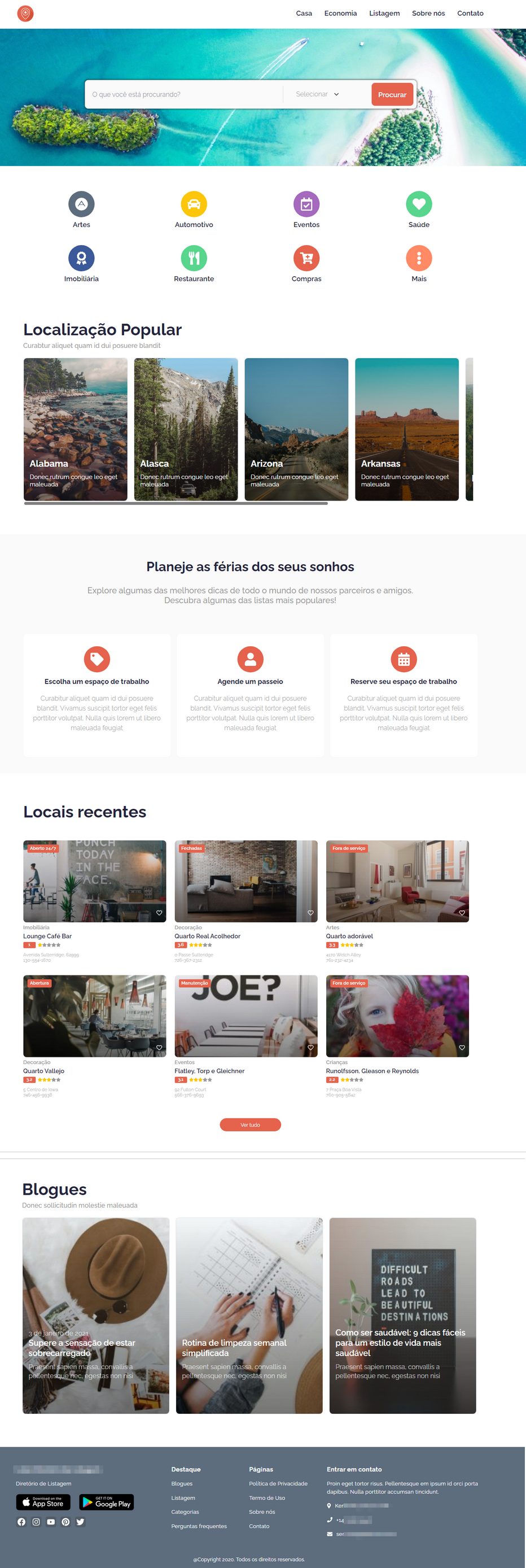 Aplicativo Guia Comercial Android e IOS Online com Administração SaaS