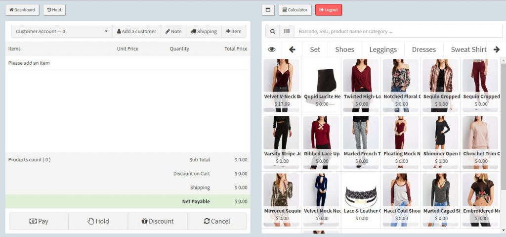 Sistema Frente de Caixa PDV Ponto de vendas