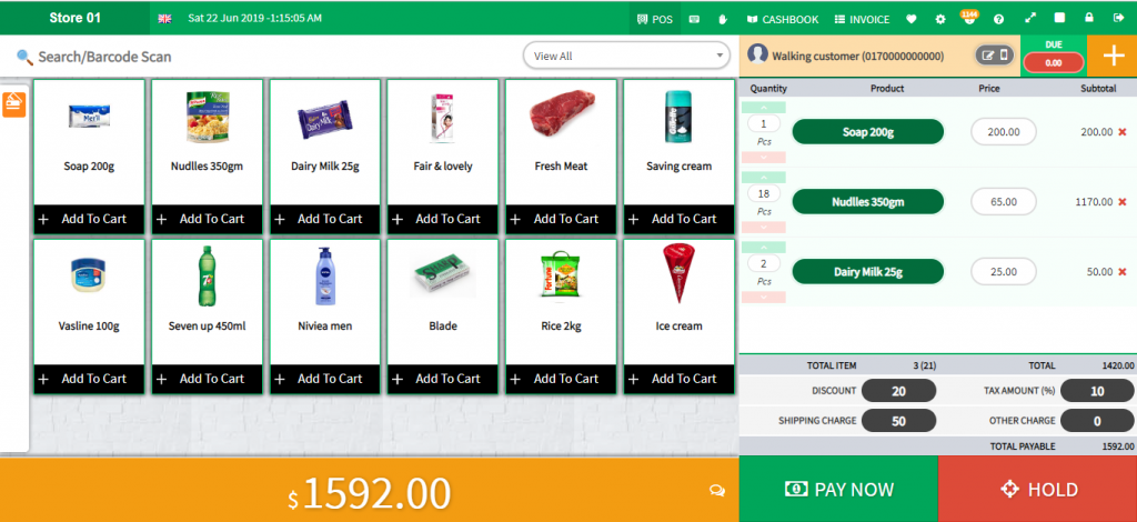 Sistema PDV e Gerenciador de Estoque com administração modern