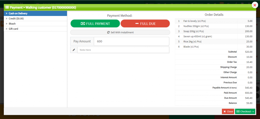 Sistema PDV ponto de venda frente de caixa e Estoque