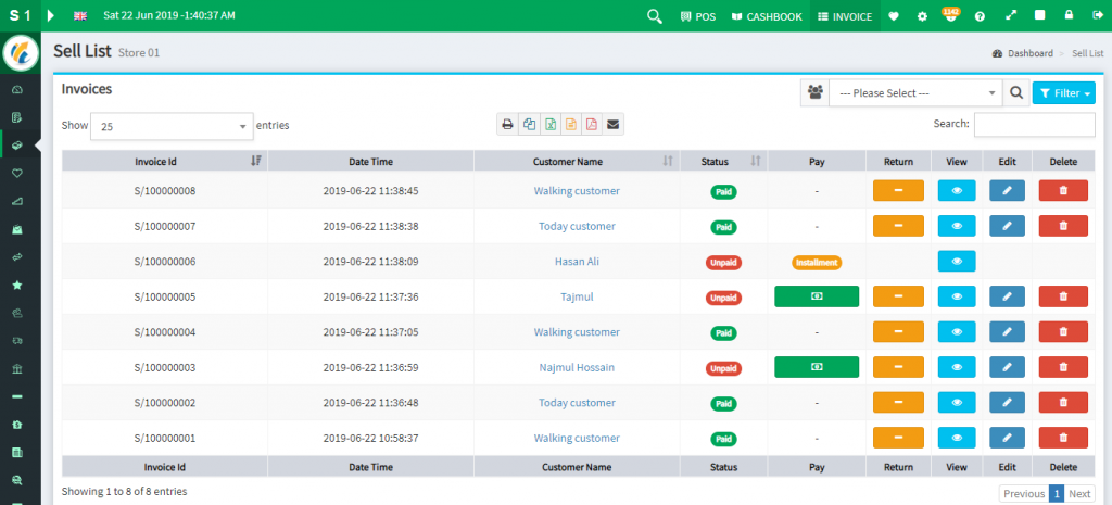 Sistema PDV ponto de venda frente de caixa e Estoque
