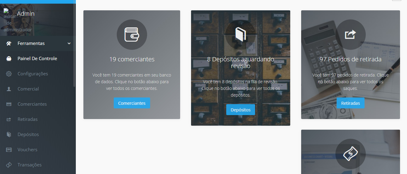 Script carteira Virtual Banco digital online Completo Com Administração