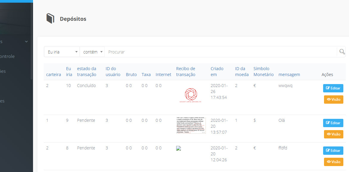 Script carteira Virtual Banco online Completo Com Admin