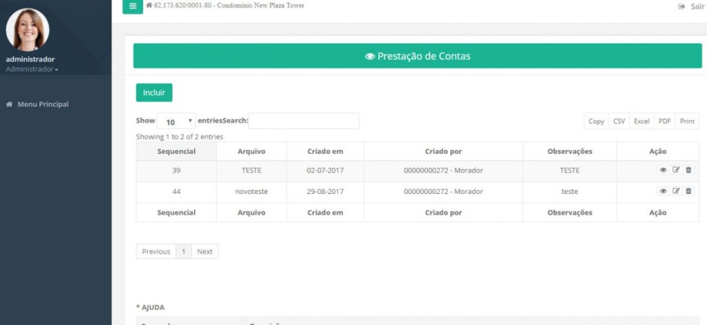 Script Gerenciador Administração de Condomínios completo