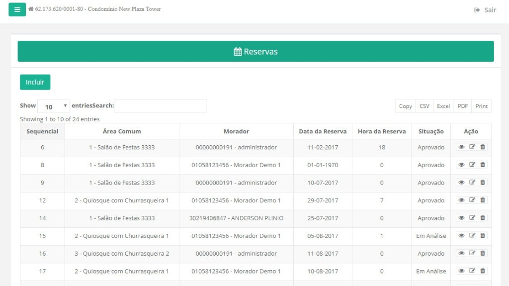 Script Gerenciador Administração de Condomínios completo