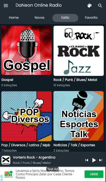 Aplicativo Rádio Online Com Administração