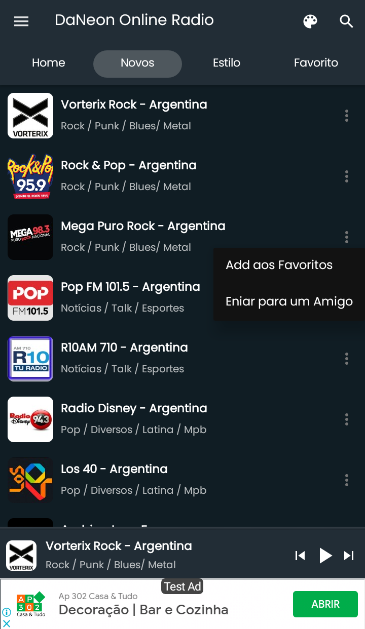 Aplicativo Rádio Online Com Administração