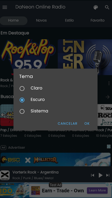 Aplicativo Rádio Online Com Administração