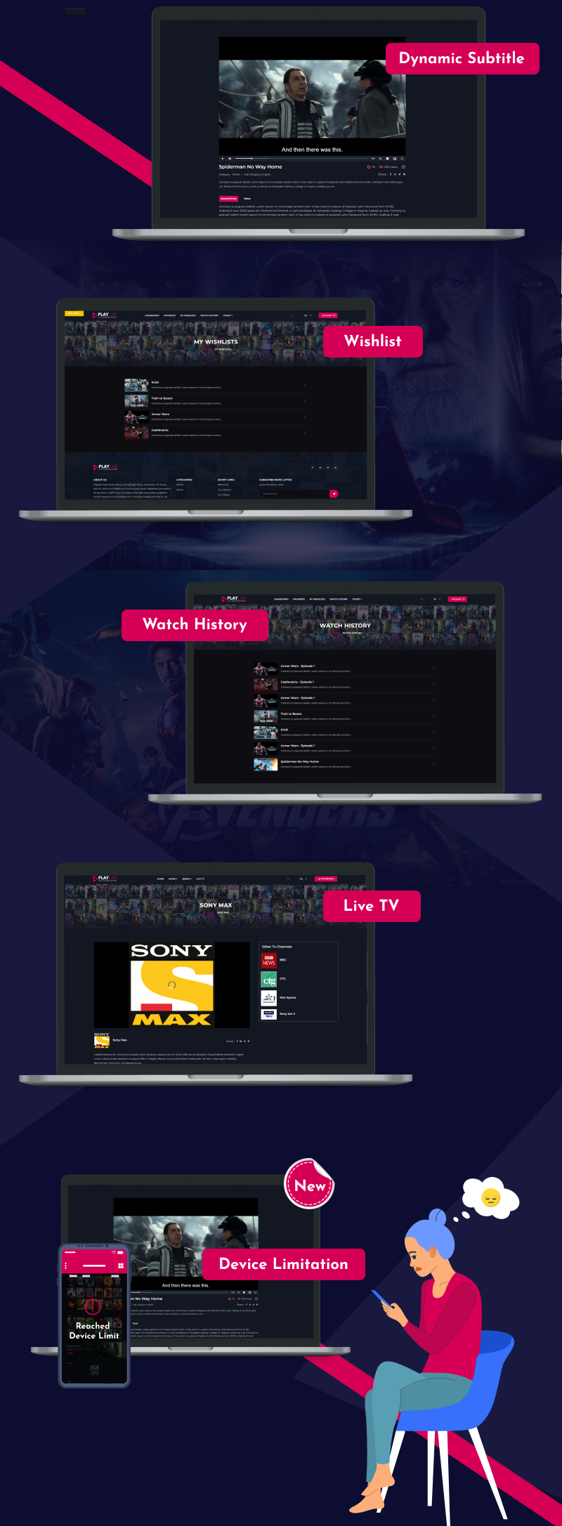 App IPTV Series Filmes Online Site Netflix