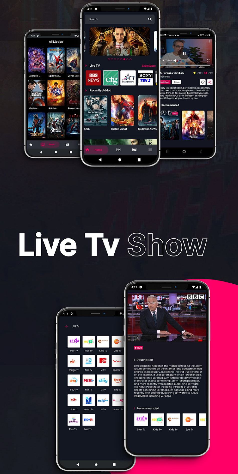 App IPTV Series Filmes Online Site Netflix