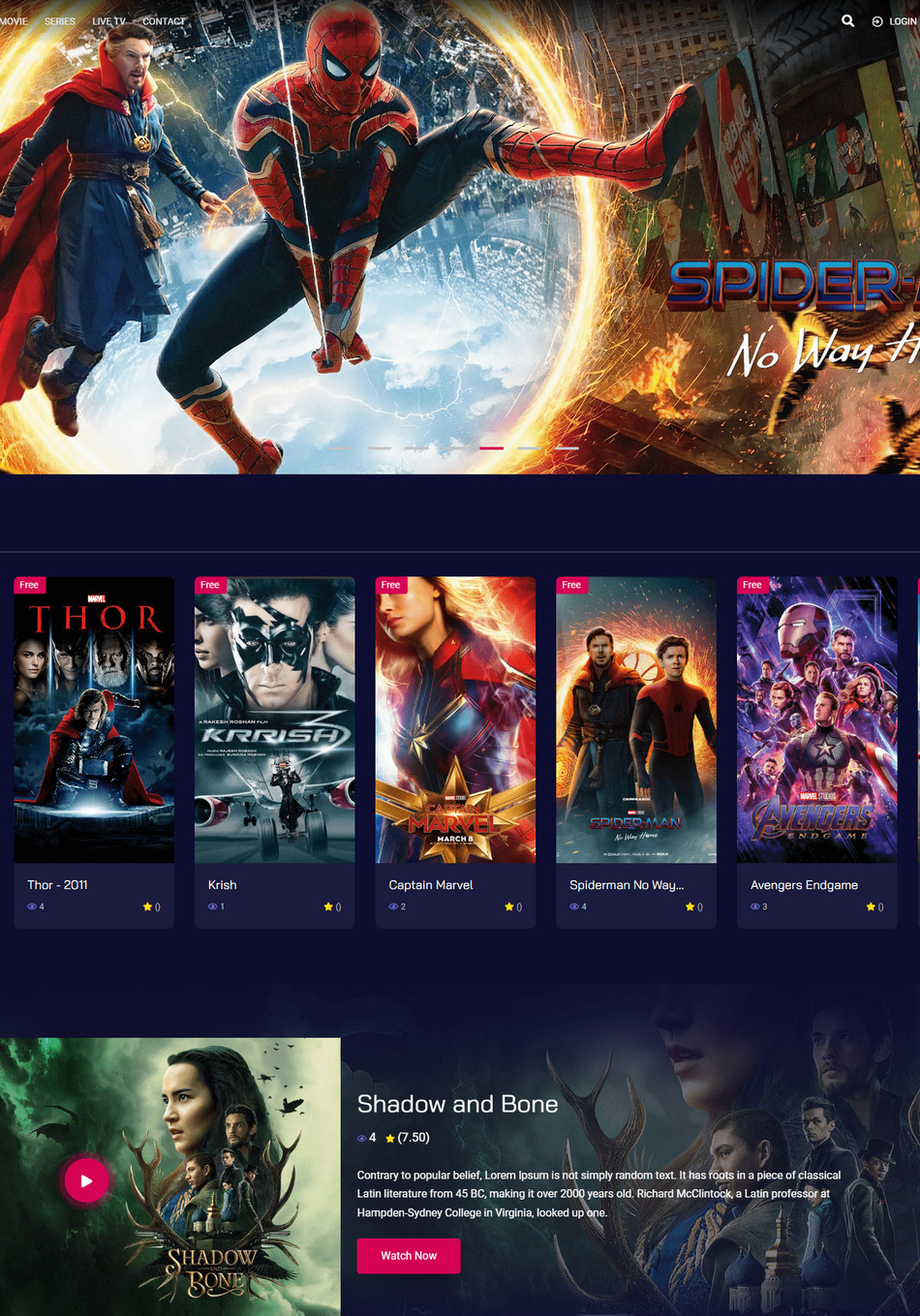 App TV Series Filmes Online Site Netflix