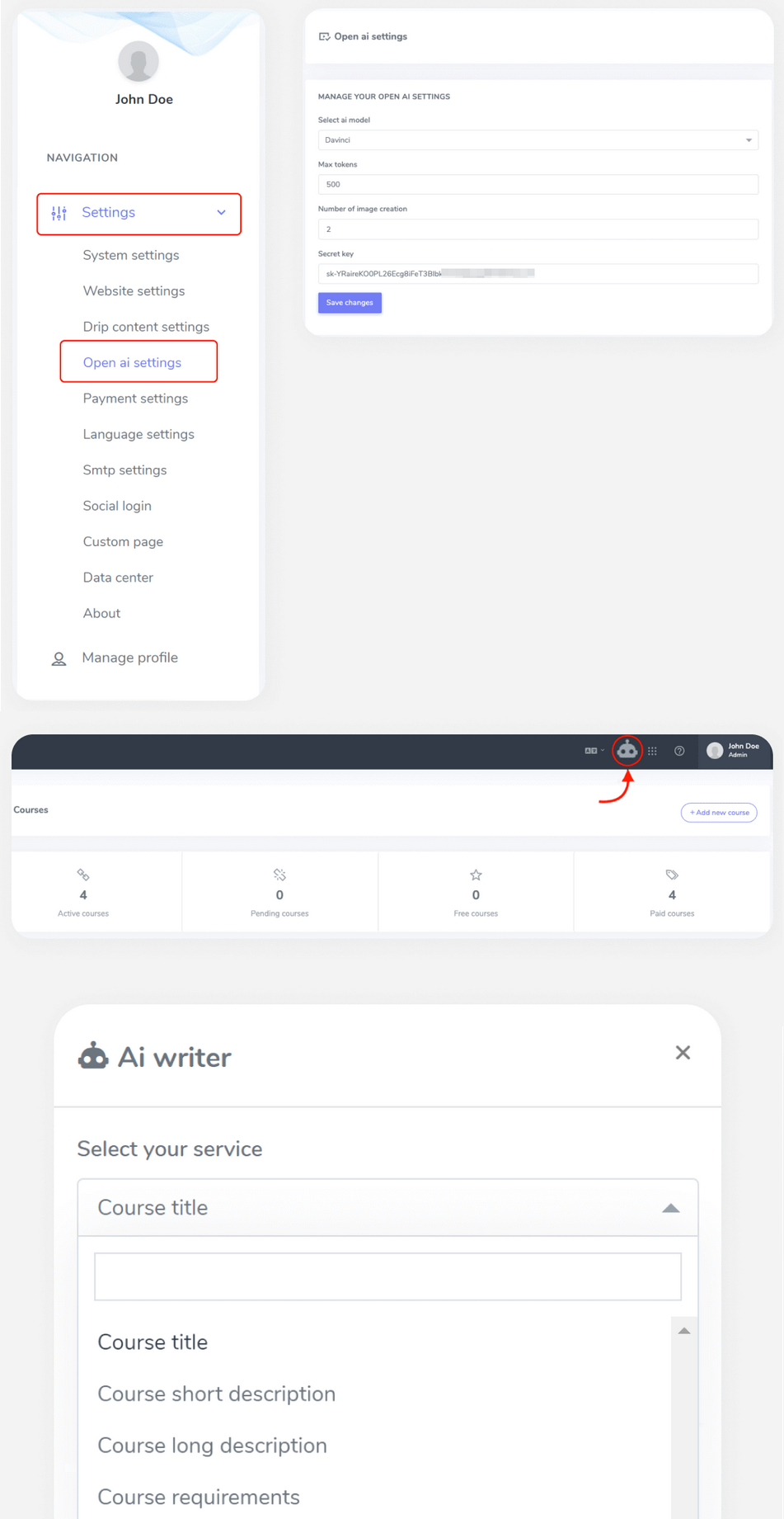 Aplicativo EAD Cursos Online Android IOS Com Site e Administração SaaS