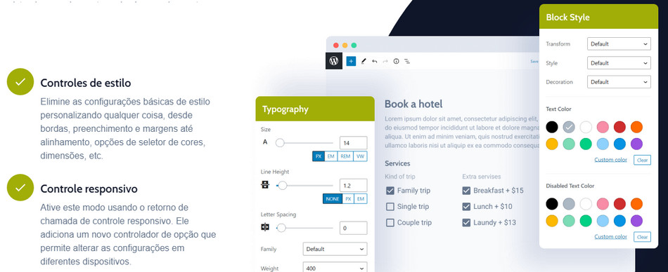 JetStyleManager Add styles to Gutenberg blocks wordpress