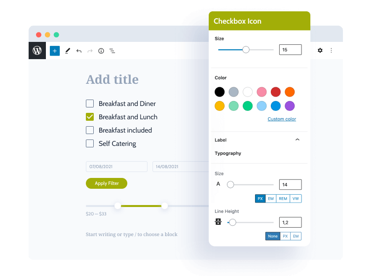 JetStyleManager Add styles to Gutenberg blocks wordpress