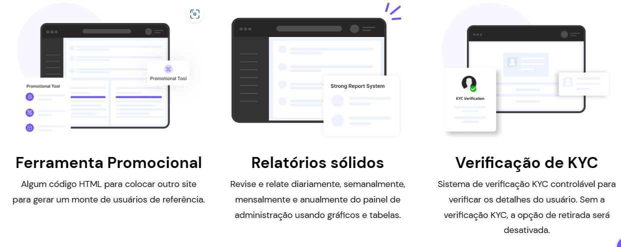 Aplicativo Investimento Cripto Multinivel Android e IOS com Site