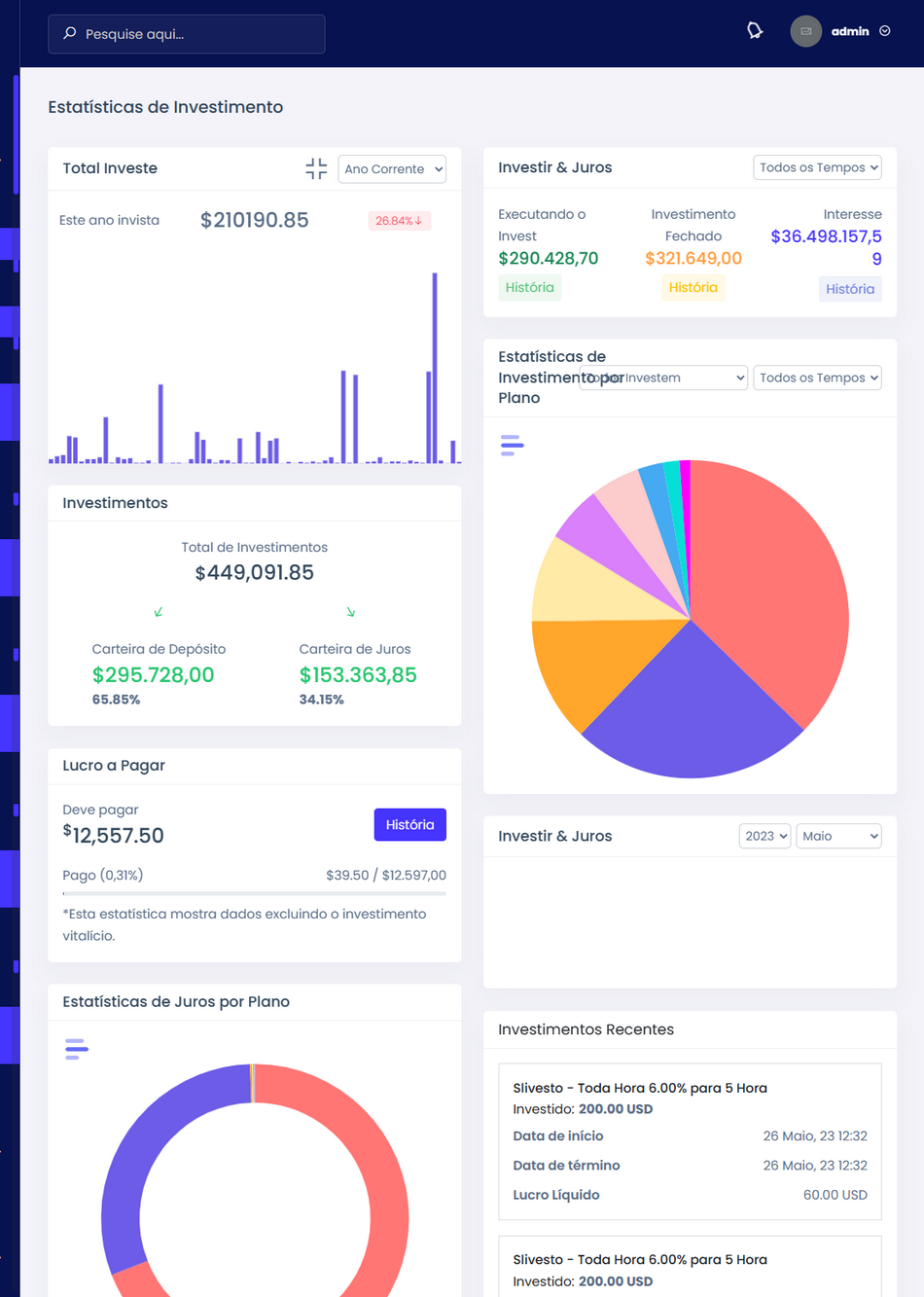 Aplicativo Investimento Cripto Multinivel Android e IOS com Site