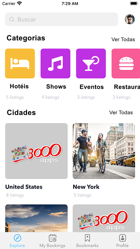 Aplicativo Guia Comercial Android IOS e Web
