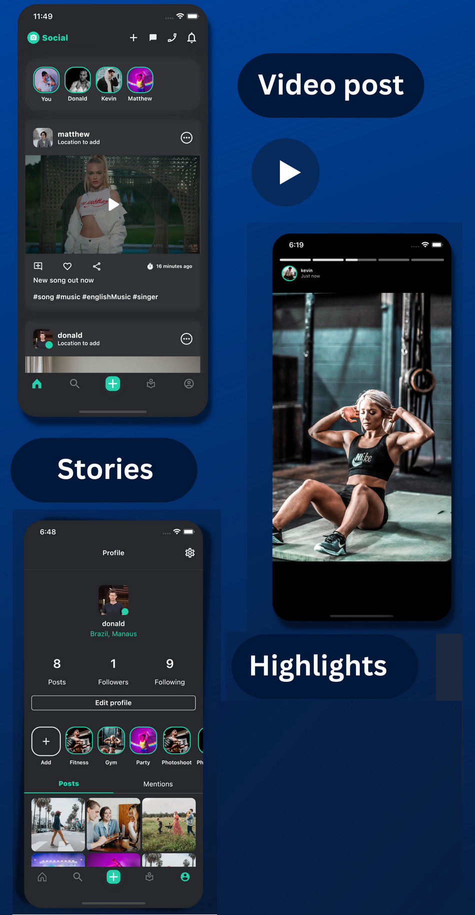 Aplicativo Clone Instagram Tiktok com Administração