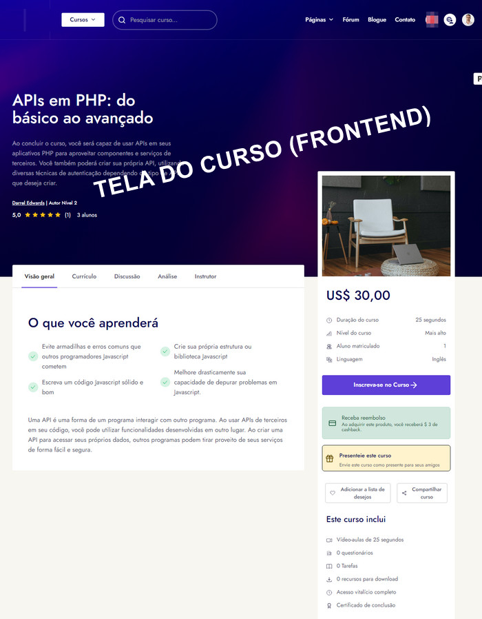 Plataforma Cursos SaaS Live Class Mercado Pago