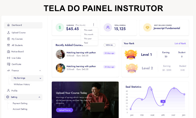 Plataforma Cursos SaaS Live Class Mercado Pago