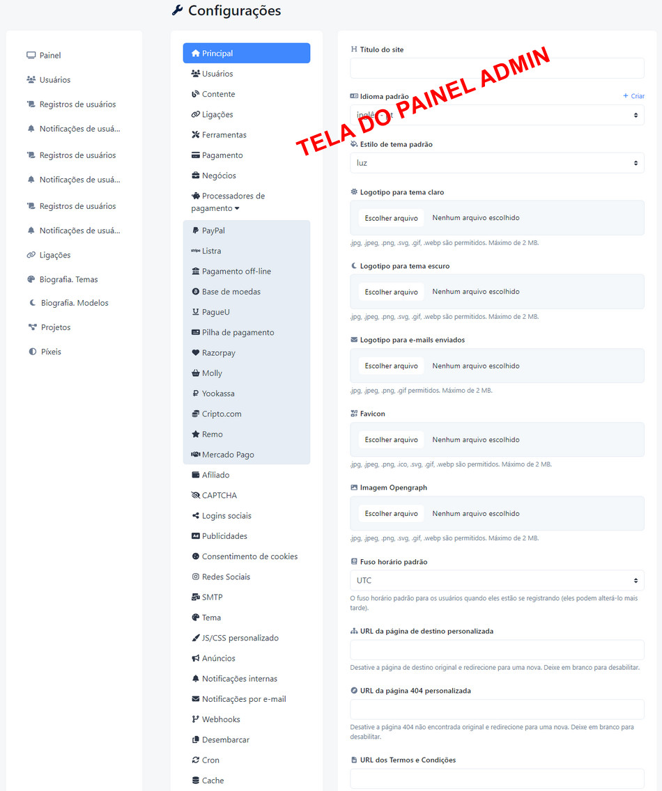 Script Biolinks SaaS Completo com MercadoPago
