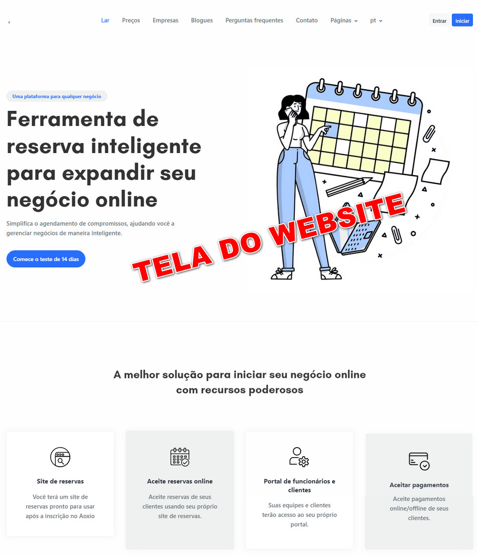 Sistema Reserva de Serviços SaaS Marketplace