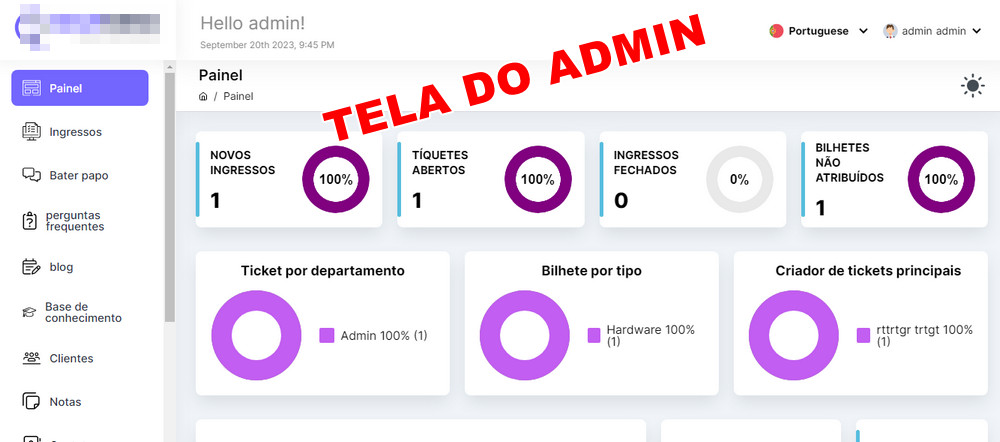 Sistema Suporte Help Desk Multiusuários