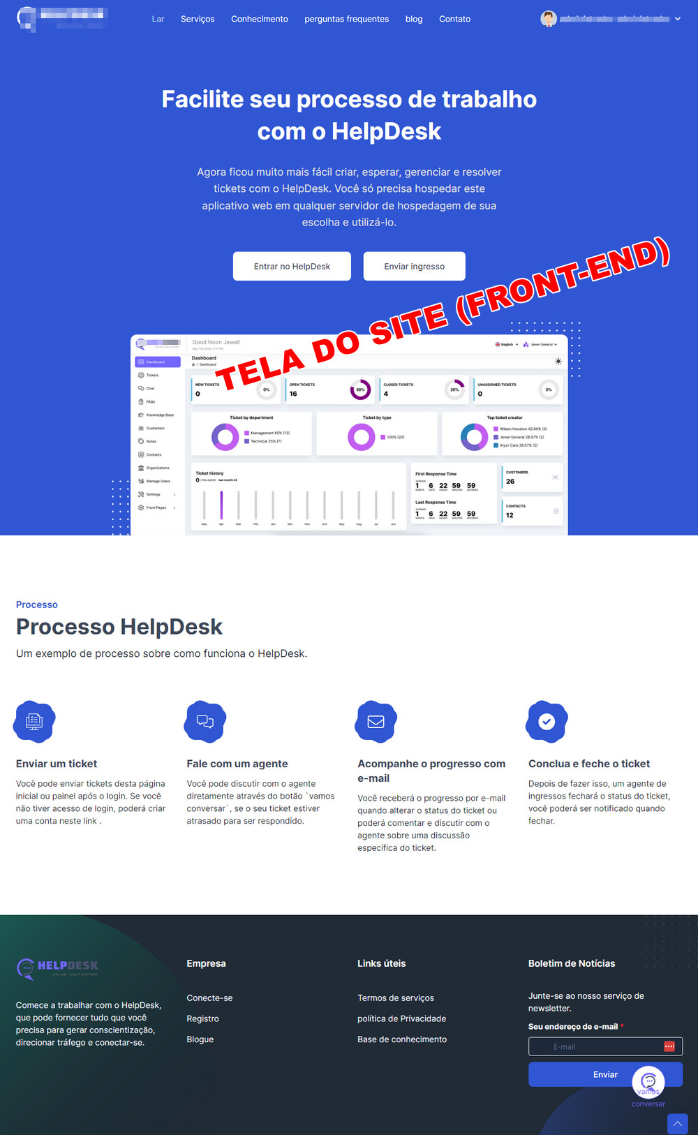 Sistema Suporte Help Desk Multiusuários