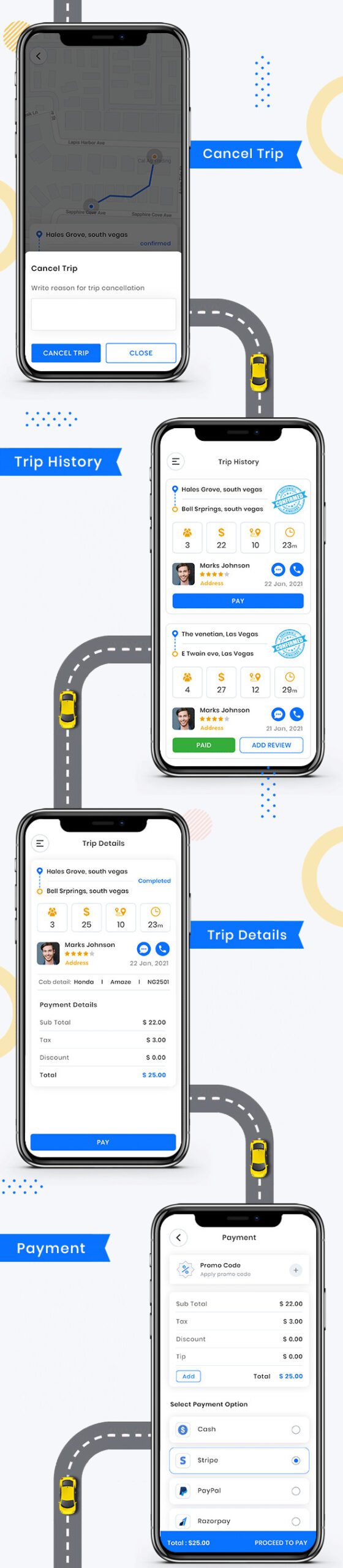 Aplicativo Uber Clone com Rastreador Android e IOS