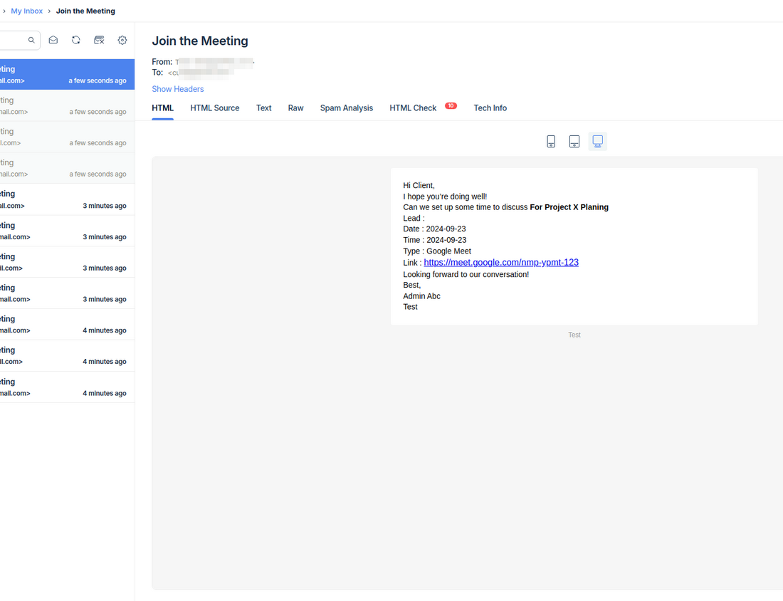 Módulo MeetLink Manager para Perfex CRM