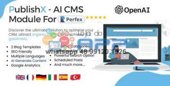 PublishX AI Powered CMS For Perfex CRM