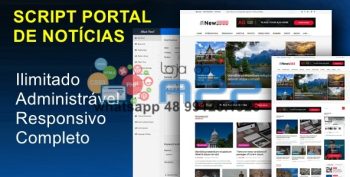 Script Portal De Notícias Php Responsivo com administração