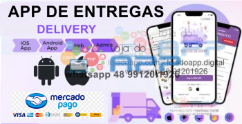 Aplicativo Delivery Entregas Android e IOS com Mercado Pago