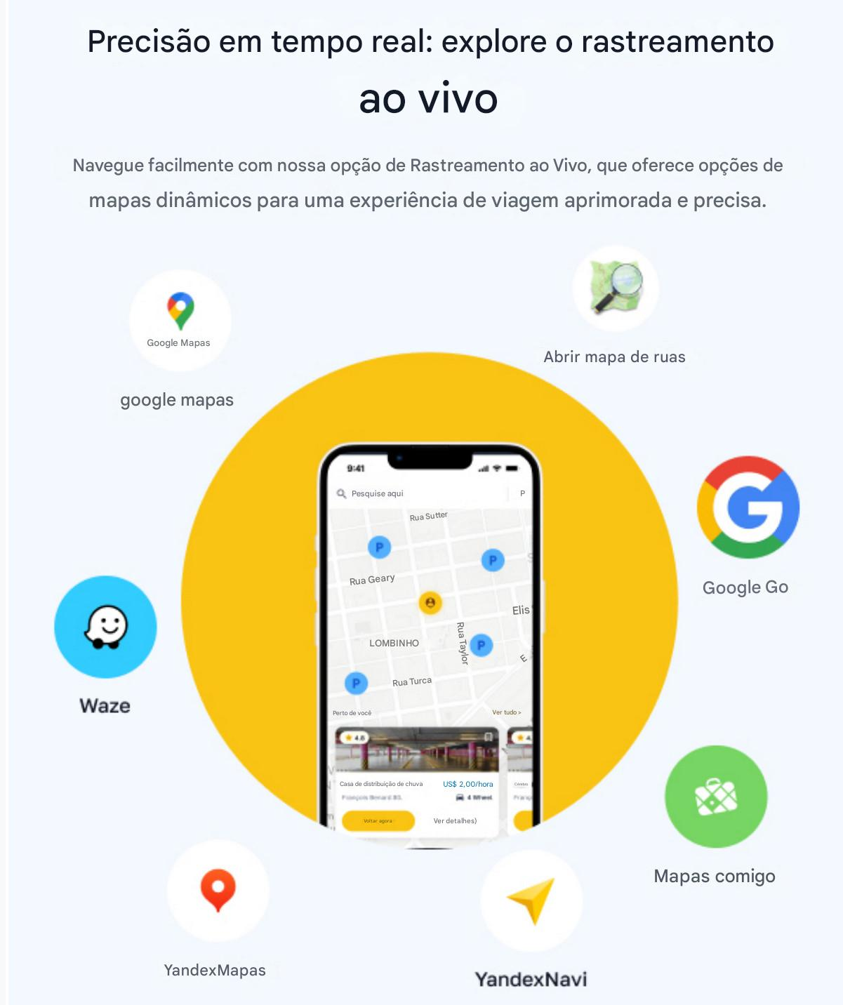 Aplicativo Estacionamento Android e IOS marketplace