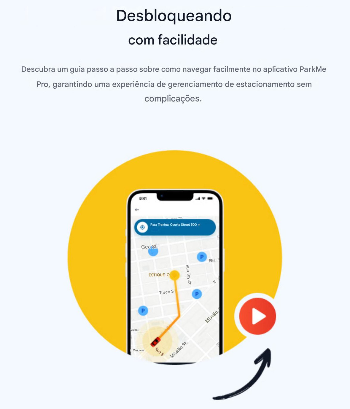 Aplicativo Estacionamento Android e IOS marketplace