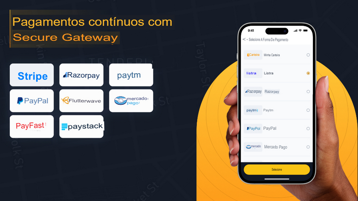 Aplicativo Estacionamento Android e IOS marketplace
