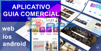 Aplicativo Guia Comercial Android IOS e Web